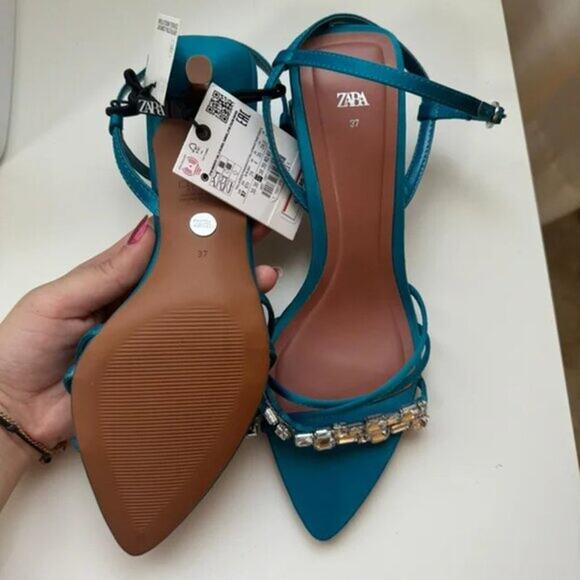 ZARA Strappy Heels NWT - Picture 10 of 16